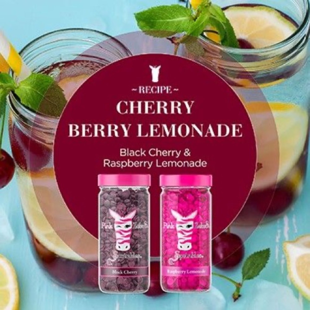 Pink Zebra Sprinkles ‘Cherry Berry Lemonade’